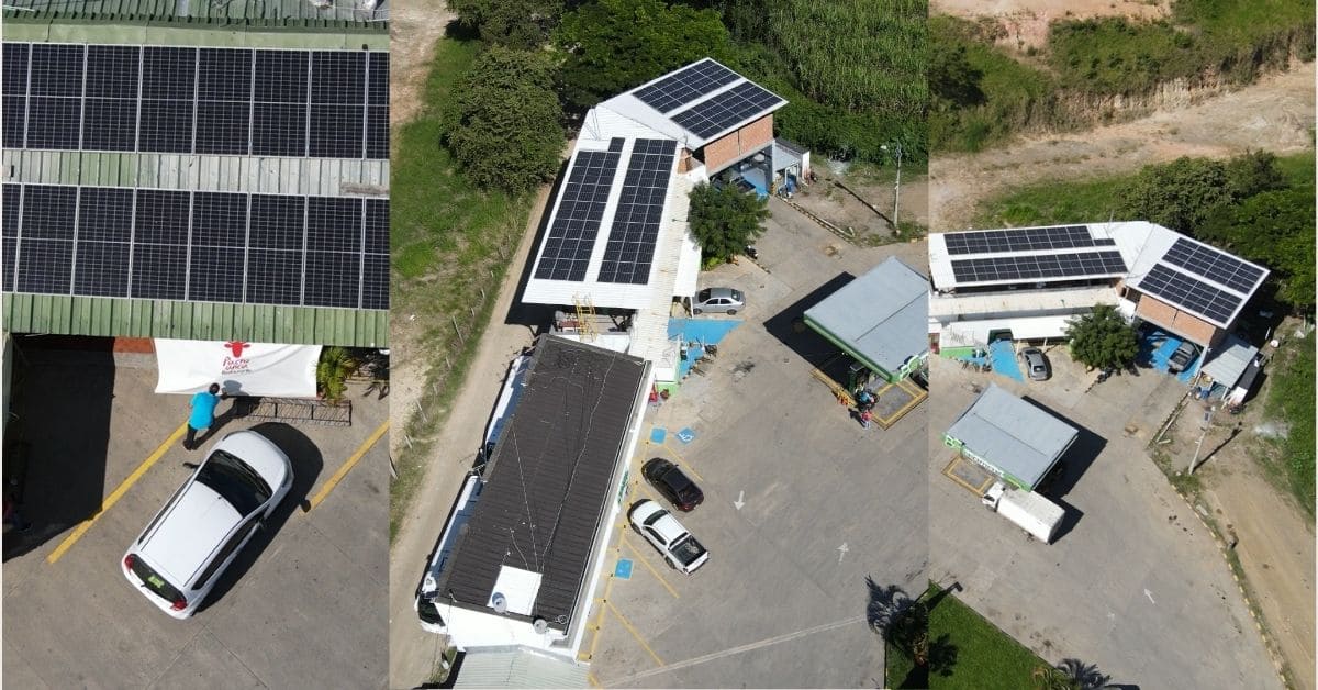 Estación de Servicio El Bordado, ubicada en la vía Cartago–Ansermanuevo